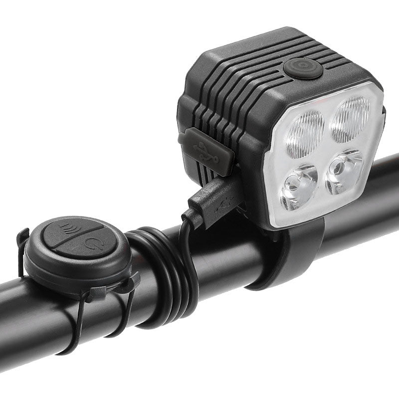 2-in-1 bike riding horn light mountain bike road bike night bike high brightness bike headlight flashlight - V.I.P Digital Presence