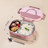 Stylish, simple, portable, large capacity 304 stainless steel two-compartment lunch box with bowl lunch box - V.I.P Digital Presence