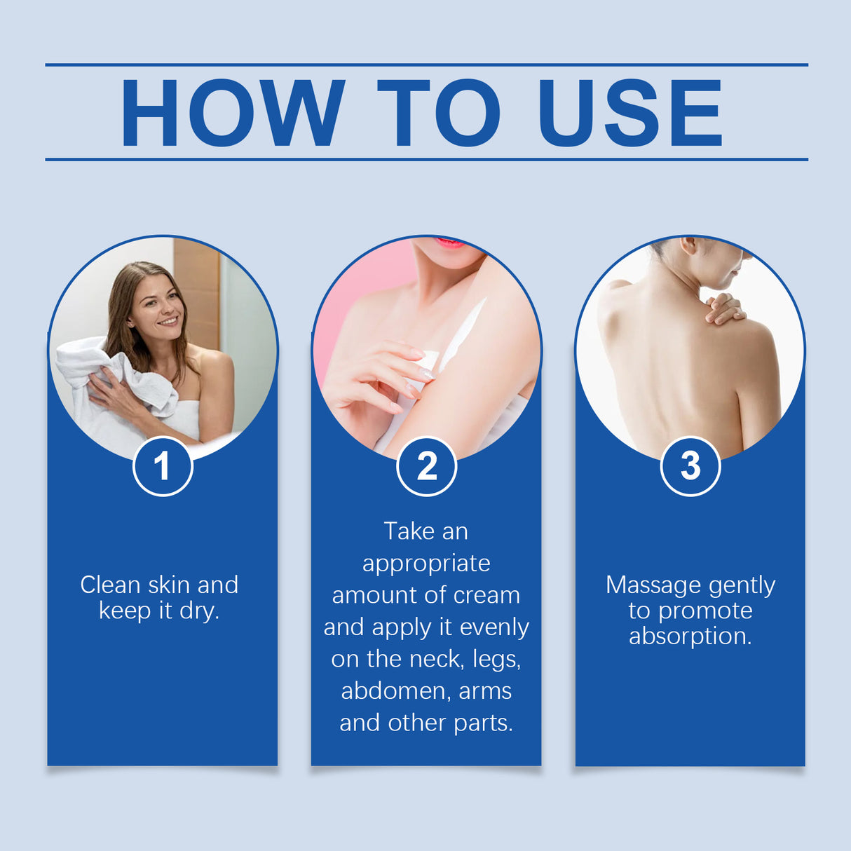 Crema corporal Tratamiento de masaje diario Nutre e hidrata Refrescante, no pegajosa y mejora la piel Crema corporal