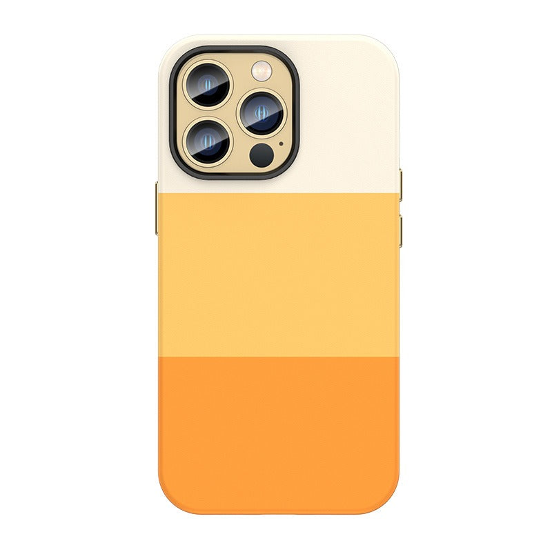 Suitable for Apple iPhone mobile phone case Apple 14Pro Max three color splicing and color blocking anti-drop case cover - V.I.P Digital Presence