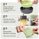 Multifunctional vegetable cutter household kitchen wiper shredder potato shredder radish shredder grater vegetable cutter - V.I.P Digital Presence
