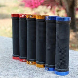 Tornillo de banco para manillar de bicicleta de montaña, de aleación de aluminio, con bloqueo bilateral, mango de goma antideslizante. 