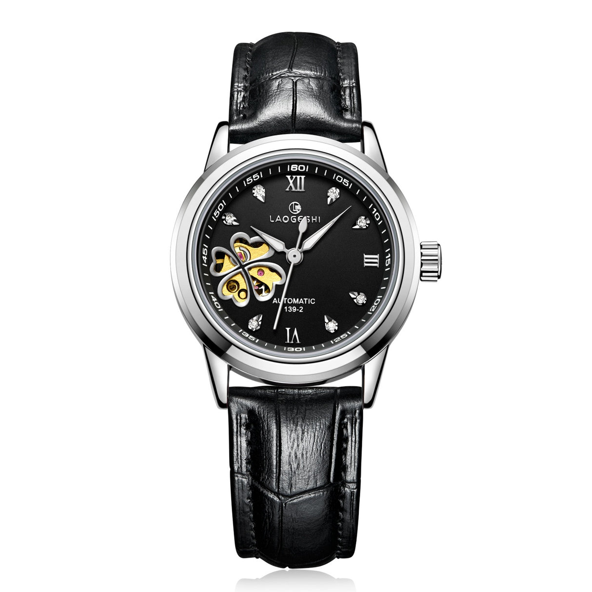 LAOGESH Women's Fully Automatic Mechanical Watch Fashion Hot Selling Night Glow Genuine Leather Steel Band Couple Watch - V.I.P Digital Presence