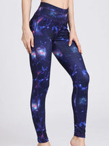 Printed Active High Waist Leggings - V.I.P Digital Presence