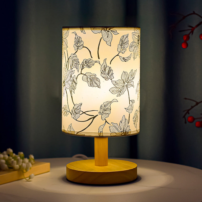 Literary desk lamp bedroom sleeping bedside lamp retro decoration residential dormitory LED night light - V.I.P Digital Presence