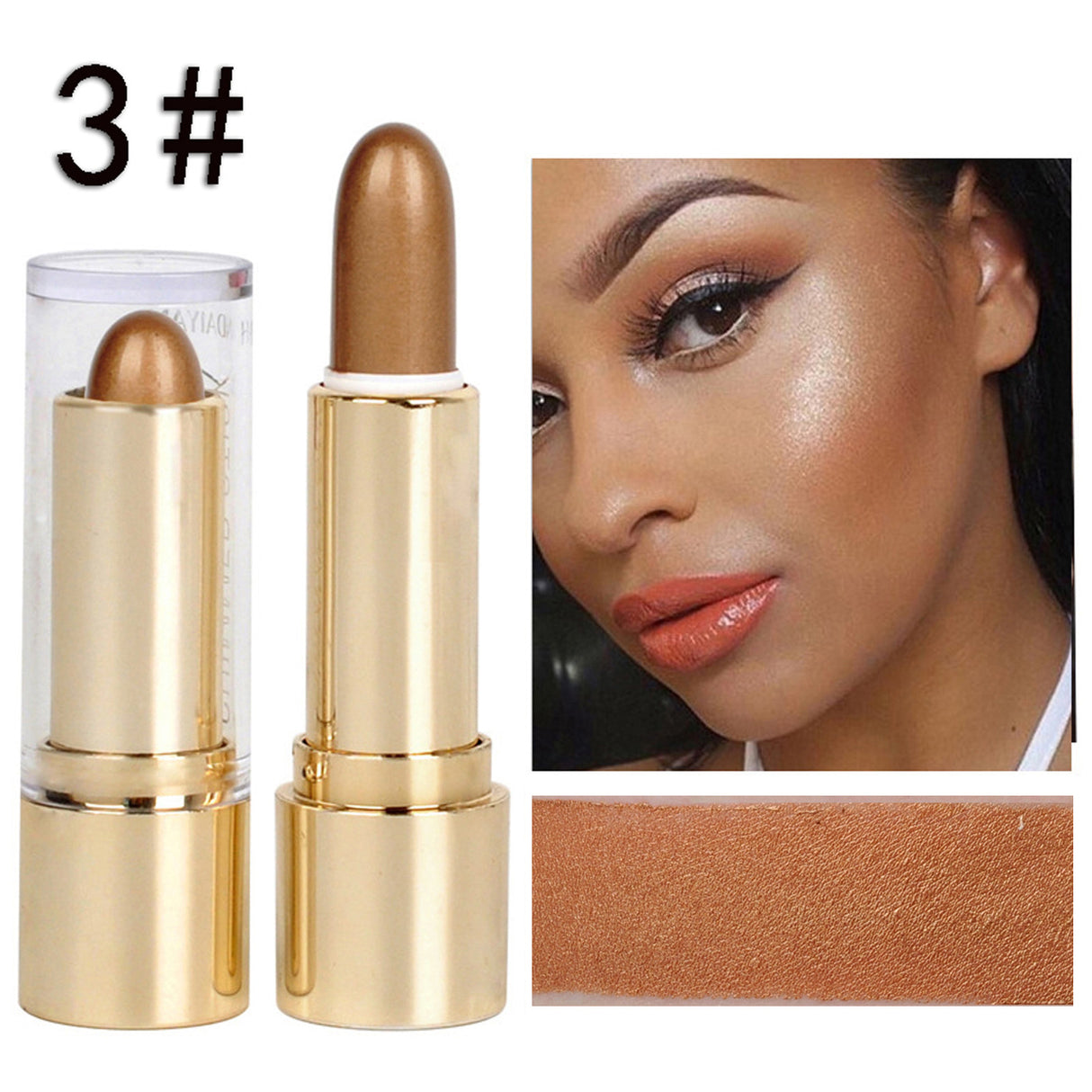 HANDAIYAN Three Dimensional High Gloss Repair Stick Highlighter Stick Brightening Stick Lying Silkworm Pen Eye Opening Pen - V.I.P Digital Presence