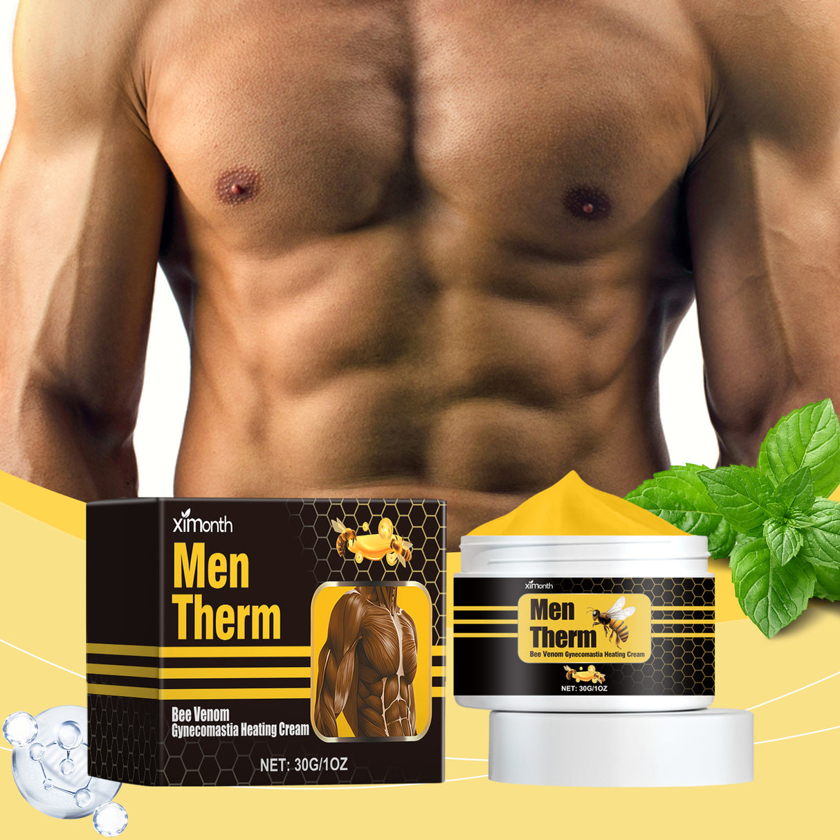 Breast Shaping Care Cream For Men Lifts Chest Contour And Tightens Skin Shaping Care Cream - V.I.P Digital Presence