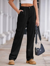 Straight Denim Cargo Pants - V.I.P Digital Presence