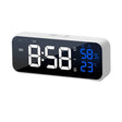 Music LED Digital Alarm Clock Voice Control Temperature Humidity Display Desktop Clocks Home Table Decoration Built-in 1200mAh - V.I.P Digital Presence