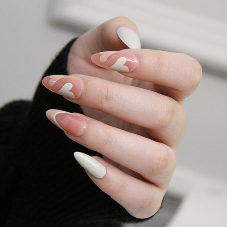 French simple glitter girl’s soft and tender wearable manicure nails - V.I.P Digital Presence