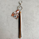 Handmade Popular Jewelry Western Farm Style Leather Keychain Cow Horse Deer Cow Brand Leather Tassels - V.I.P Digital Presence