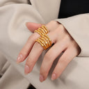 Titanium Steel Multi-Layered Ring - V.I.P Digital Presence