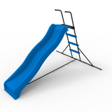 XSL003 2.2M kids plastic slide indoor Freestanding playground equipment children plastic slide kids indoor slide blue - V.I.P Digital Presence