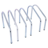 3 bicycle parking racks, 22-28 inch wheel supports, maximum tire width 2.15 inches, galvanized - V.I.P Digital Presence