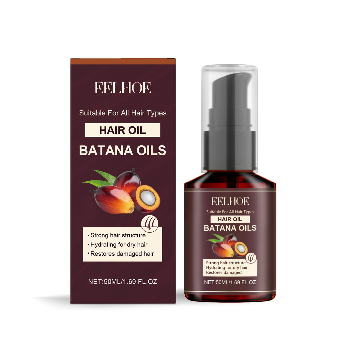 Batana Hair Oil Hair Care Improve Dry Hair, Smooth And Glossy Hair Essence Oil - V.I.P Digital Presence