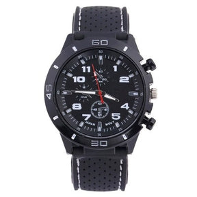 Rubber Fashion Sports Men's Watch Car Line Strap Silicone Student Watch - V.I.P Digital Presence