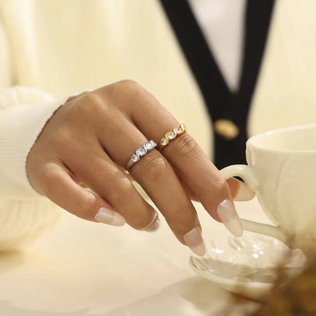 Real gold color preservation cold palace style stainless steel jewelry for women - V.I.P Digital Presence