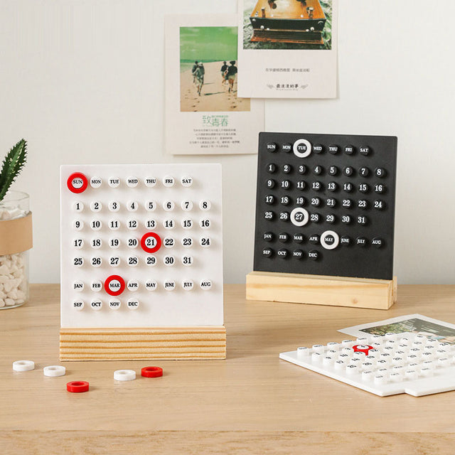 Creative high aesthetic ring calendar 2023 perpetual calendar desk calendar personalized office desktop decoration ornaments sho - V.I.P Digital Presence