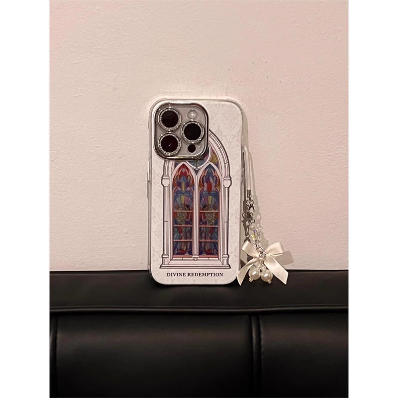 A niche Van Gogh art window glitter lens film double-layer shell Apple phone case · Van Gogh art window - single shell - V.I.P Digital Presence