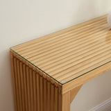 Dining Bench and Table, Pine Indoor Wood Bench for Entryway,Living Room,Kitchen and Bedroom Table (Nature, Long Bench & Table) - V.I.P Digital Presence
