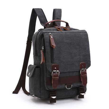 Canvas Backpack Men Travel Back Pack Multifunctional Shoulder Bag for Women Laptop Rucksack School Bags Female Daypack - V.I.P Digital Presence