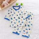 hibobi 2-Piece Children Air-Conditioning Clothing Summer Home Clothes Three-Quarter Sleeve Underwear Set Baby Pajamas Tracksuit - V.I.P Digital Presence