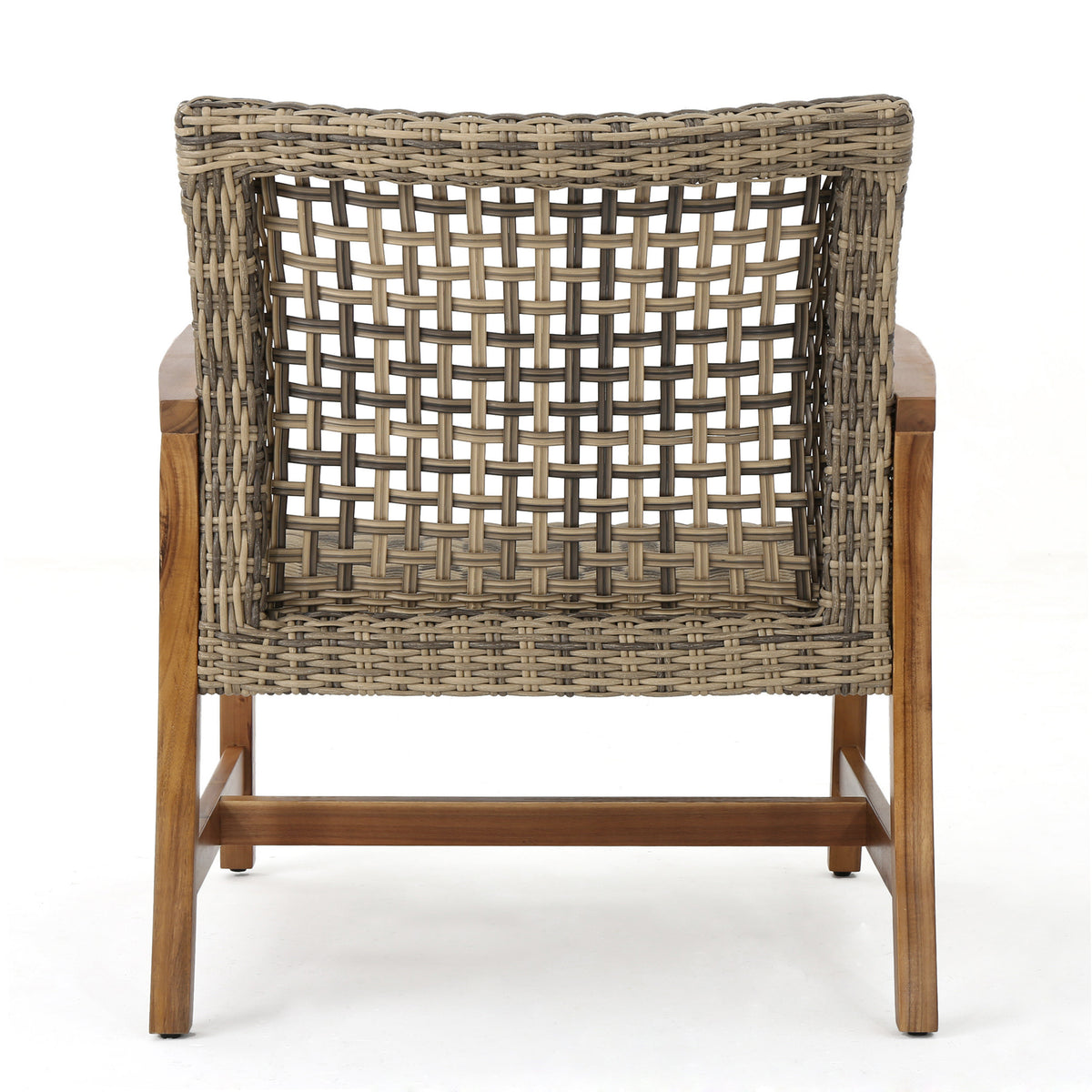 HAMPTON WOOD + WICKER CLUB CHAIR ( set of 2) - V.I.P Digital Presence