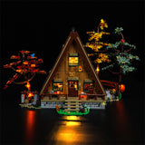 Compatible with LEGO 21338 A-shaped wooden house LED lighting creative ornaments, luminous toys, and building blocks - V.I.P Digital Presence