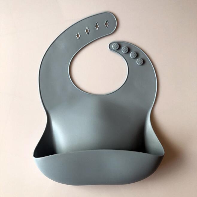 Baberos de silicona sólida para recién nacidos, baberos tipo bandana, baberos de moda para bebés y niños pequeños, delantales y bufandas para eructar, artículos para bebés