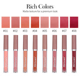 Fit Colors Matte Non-Stick Cup Lip Gloss Not Easy To Fade Matte Liquid Thin Tube Lipstick 8 Color Set Box - V.I.P Digital Presence