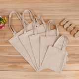 6 Sizes Shopper Tote Canvas Bag Reusable Shopping Bag Eco-friendly Cloth Bags Foldable Pouch Grocery Packages Shoulder Handbag - V.I.P Digital Presence