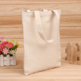 6 Sizes Shopper Tote Canvas Bag Reusable Shopping Bag Eco-friendly Cloth Bags Foldable Pouch Grocery Packages Shoulder Handbag - V.I.P Digital Presence