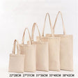 6 Sizes Shopper Tote Canvas Bag Reusable Shopping Bag Eco-friendly Cloth Bags Foldable Pouch Grocery Packages Shoulder Handbag - V.I.P Digital Presence