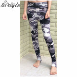 Women's Yoga Pants Camouflage Print Tight Slim sport leggings High waist Elastic Fitness Leggings - V.I.P Digital Presence