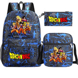 Youth Dragon Ball Backpack Student Shoulder Bag Travel Bag 3-Piece Set - V.I.P Digital Presence