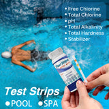 Test Strips, Swimming Pool Speed Residual Chloric Acid Base Number Total Alkalinity Total Hardness Water Quality Test Paper - V.I.P Digital Presence
