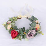 Forest Women's Wreath Fabric Flower Vine Hair Accessories Outdoor Scenic Area Dance Independence Day Wreath Headwear - V.I.P Digital Presence