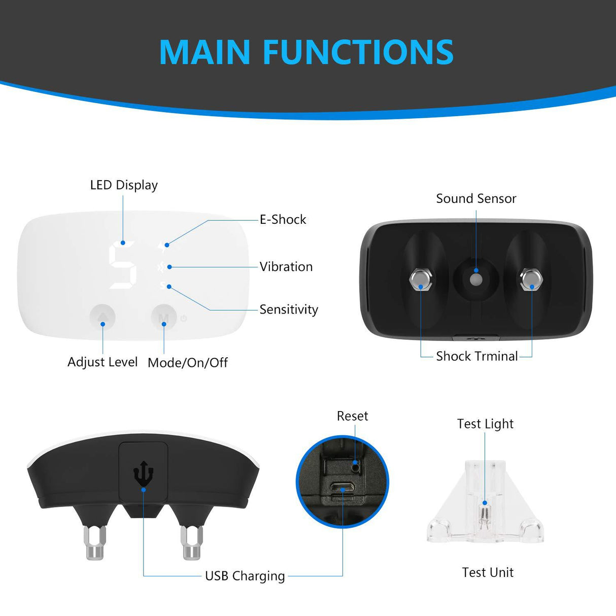 Touch Automatic Bark-stopping Device, Dog Trainer, Pet Products for Preventing Dogs From Barking - V.I.P Digital Presence