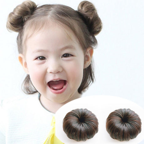 Baby Wig Pill Head Girls Pill Head Wig Package Baby Hair Clip Hair Package a Flower Hair Accessories - V.I.P Digital Presence