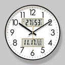 2025 New 10/12/14 - inch Electronic Calendar Wall Clock. Monitors temp & humidity. Dual - display. Mute. Quartz movement. - V.I.P Digital Presence