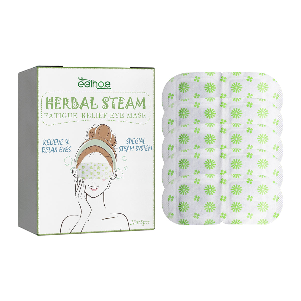 Herbal Steam Fatigue Relief Eye Mask, Relieve Eye Strain And Eye Discomfort Herbal Essence Hot Compress Eye Mask - V.I.P Digital Presence