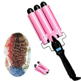 New Arrival Hair Curling Iron LED Ceramic Triple Barrel Hair Curler Irons Hair Wave Waver Styling Tools Hair Styler Wand - V.I.P Digital Presence