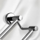 304 stainless steel towel rack, non perforated, bathroom towel double pole hanging rack, household towel rack - V.I.P Digital Presence