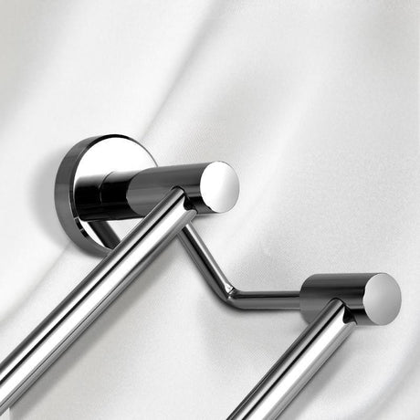 304 stainless steel towel rack, non perforated, bathroom towel double pole hanging rack, household towel rack - V.I.P Digital Presence