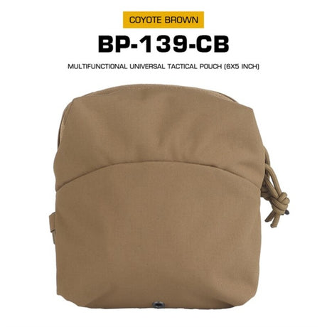 Tactical 6x5in GP MOLLE pouch for mags, fits FCPC or Utility GP Backpack. - V.I.P Digital Presence