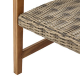 HAMPTON WOOD + WICKER CLUB CHAIR ( set of 2) - V.I.P Digital Presence