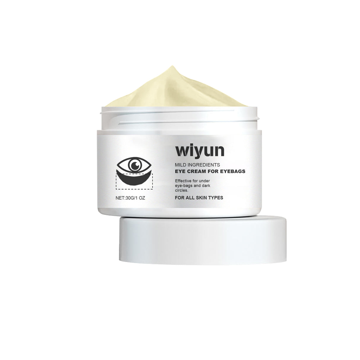 Crema hidratante para ojos que hidrata la piel del contorno de ojos, protegiendo la piel elástica y protegiendo la mirada brillante.