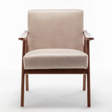 Solid wood frame living room chair, accent chair with thick backrest, casual chair Indoo - V.I.P Digital Presence