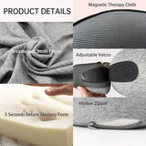 Memory Foam Neck Travel Pillow: Soft, 360° Head Support, for Home, Plane & Car - V.I.P Digital Presence