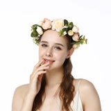 Wreath, European and American fashion, women's simulated flower hair accessories, Hawaiian wedding photography, headwear, headwear for women - V.I.P Digital Presence